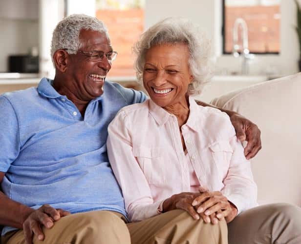 Senior-couple-denture-care Dentures