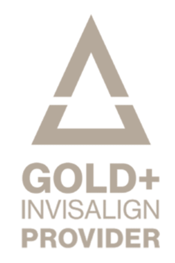 Gold Invisalign Logo Stewart